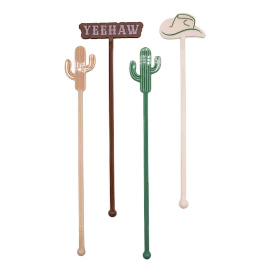 Rootin Tootin Rodeo Drink Stirrers, 4ct.